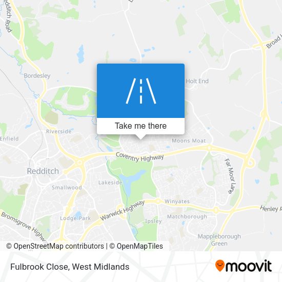 Fulbrook Close map