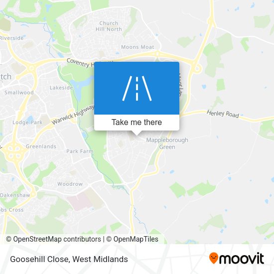 Goosehill Close map