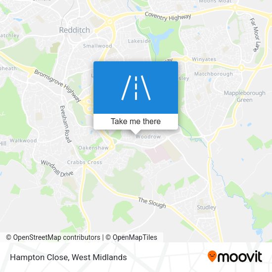 Hampton Close map