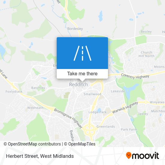 Herbert Street map
