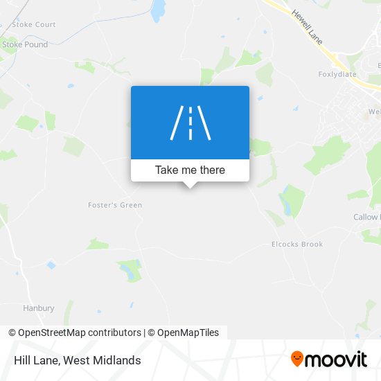 Hill Lane map