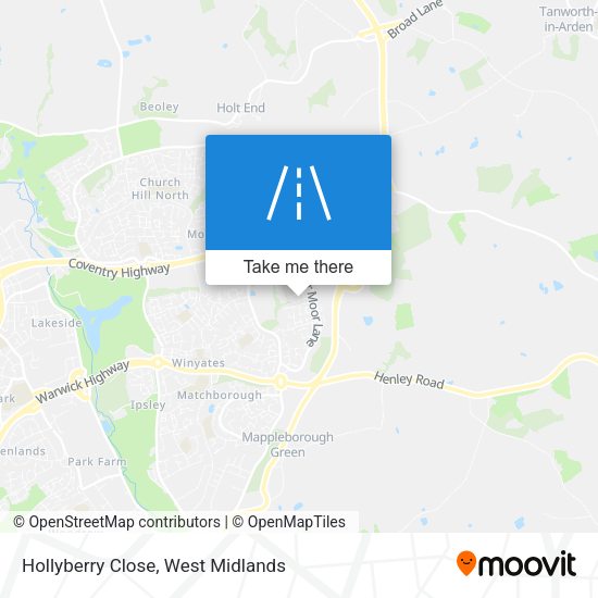 Hollyberry Close map