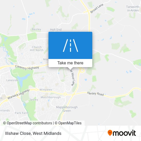 Illshaw Close map