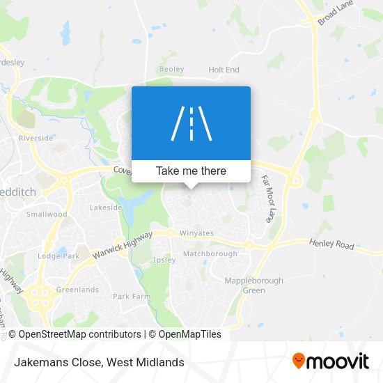 Jakemans Close map