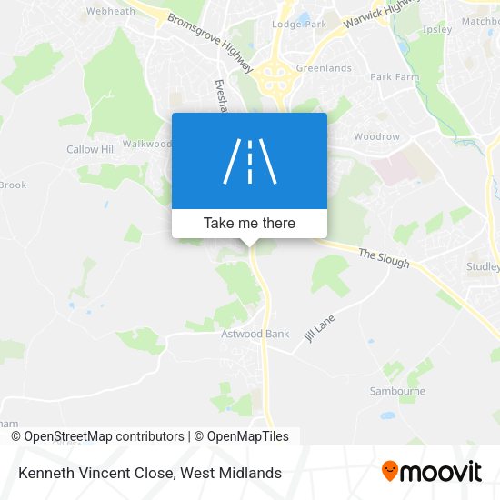 Kenneth Vincent Close map