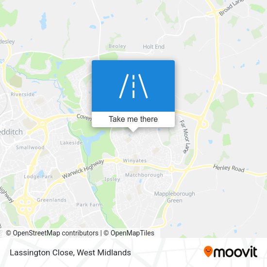 Lassington Close map
