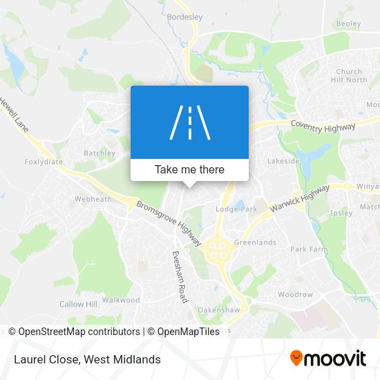 Laurel Close map
