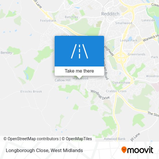 Longborough Close map
