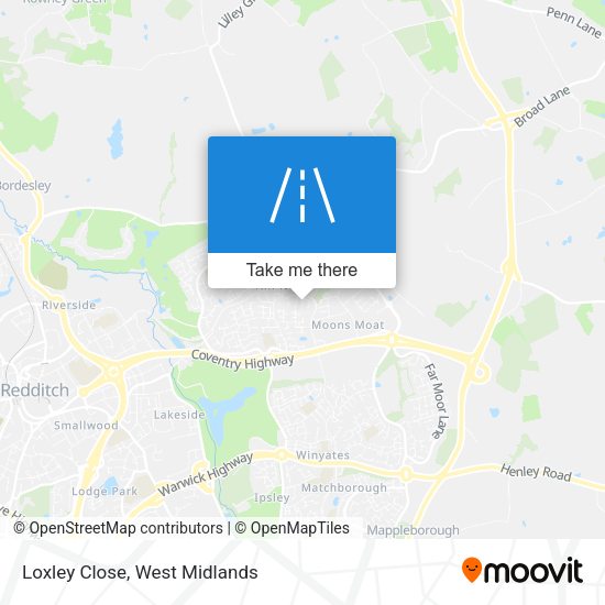 Loxley Close map