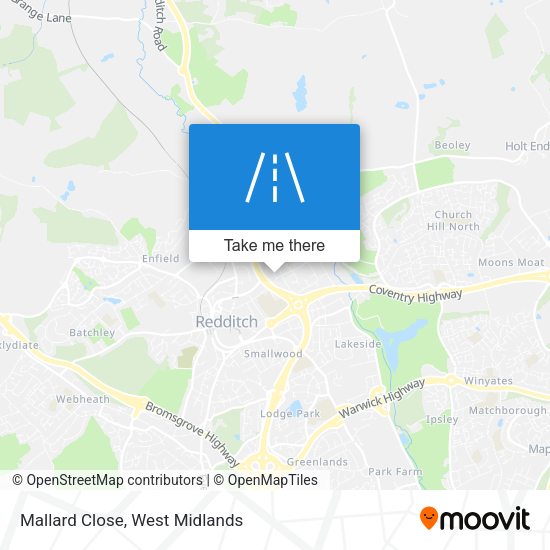Mallard Close map