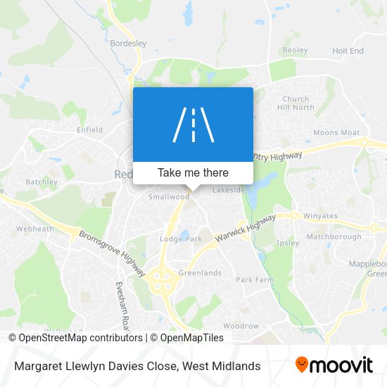Margaret Llewlyn Davies Close map