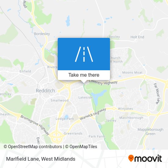 Marlfield Lane map