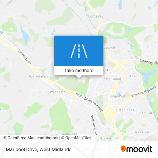 Marlpool Drive map