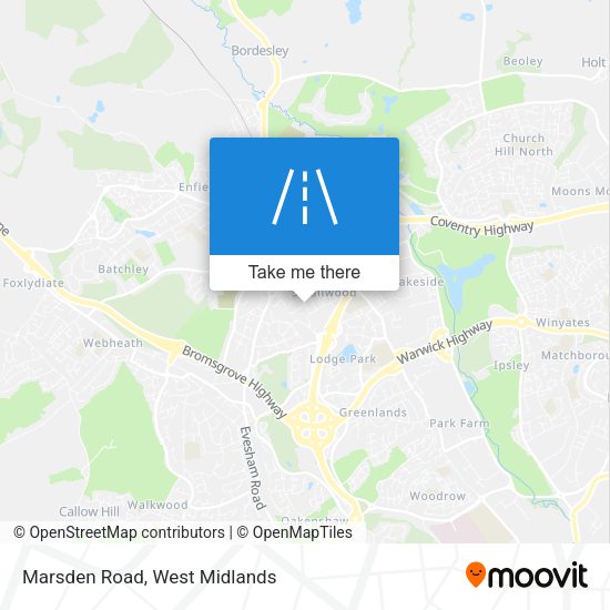 Marsden Road map