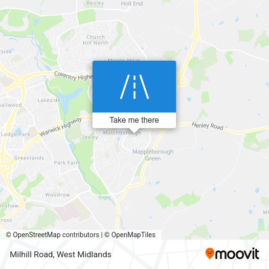 Milhill Road map