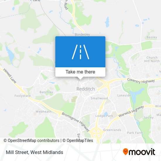 Mill Street map