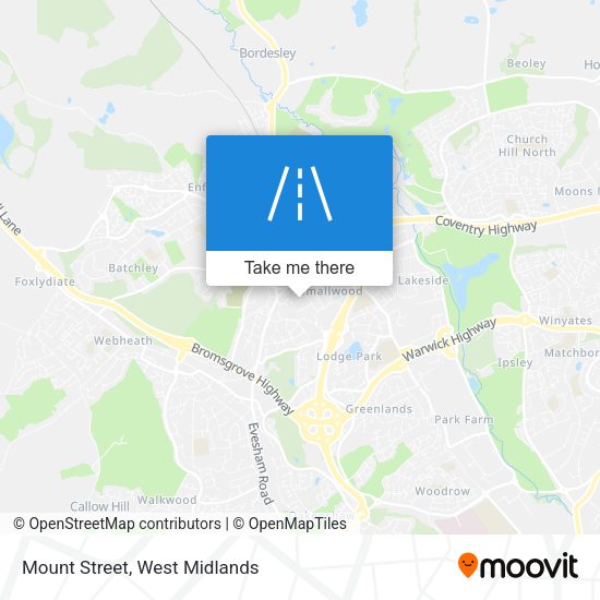 Mount Street map