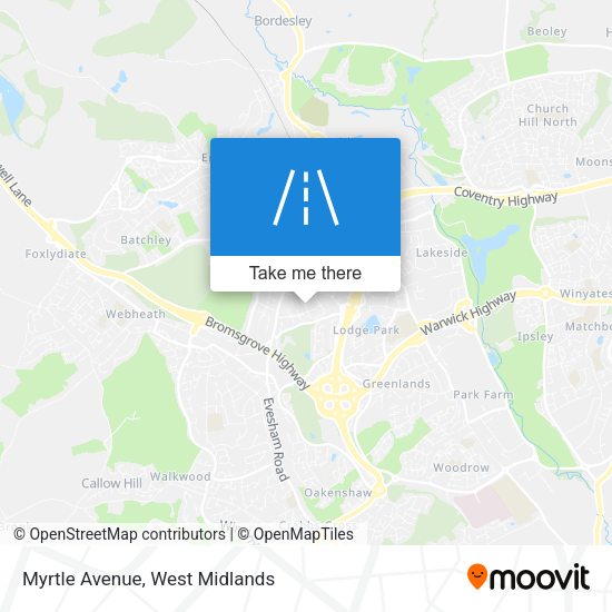 Myrtle Avenue map