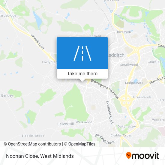 Noonan Close map