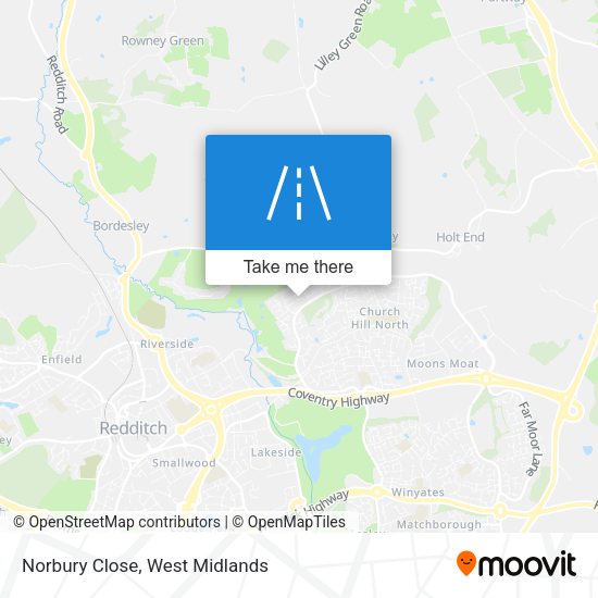 Norbury Close map
