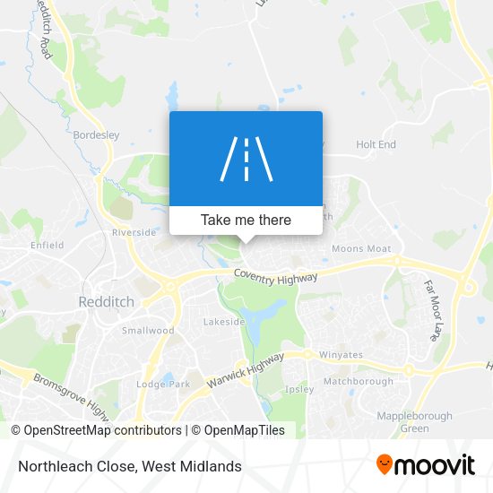 Northleach Close map