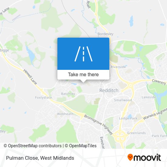 Pulman Close map