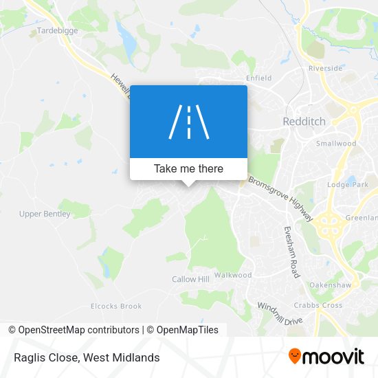 Raglis Close map