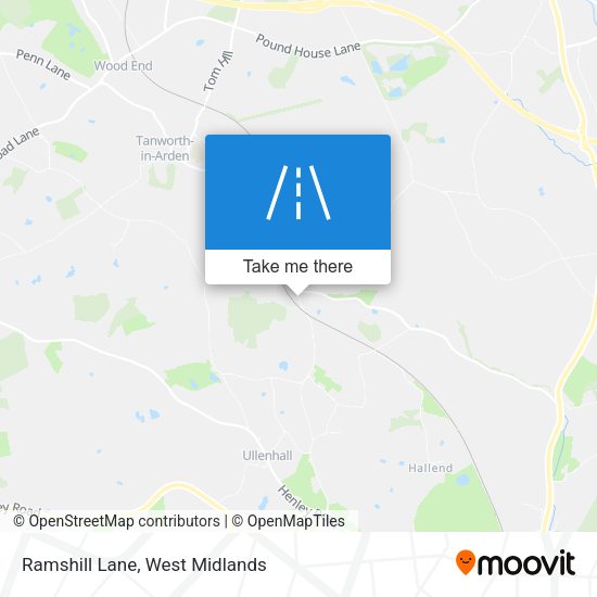 Ramshill Lane map