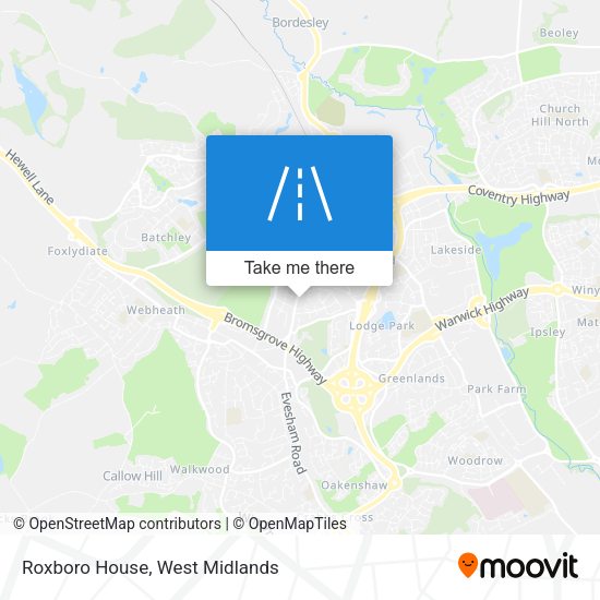 Roxboro House map