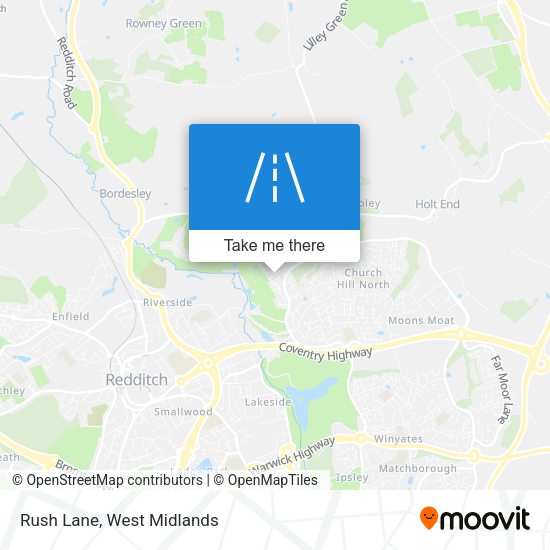 Rush Lane map