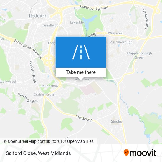Salford Close map