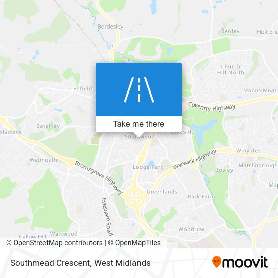 Southmead Crescent map