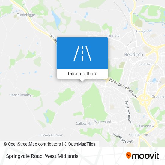 Springvale Road map