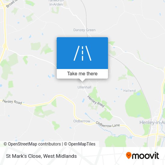 St Mark's Close map