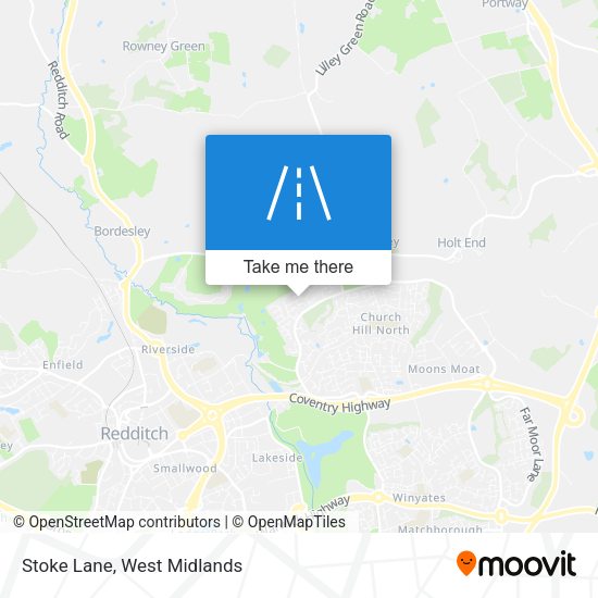 Stoke Lane map
