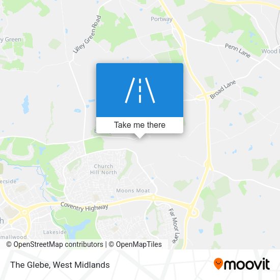 The Glebe map