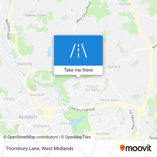 Thornbury Lane map