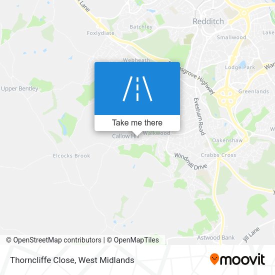 Thorncliffe Close map