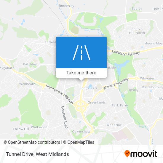 Tunnel Drive map