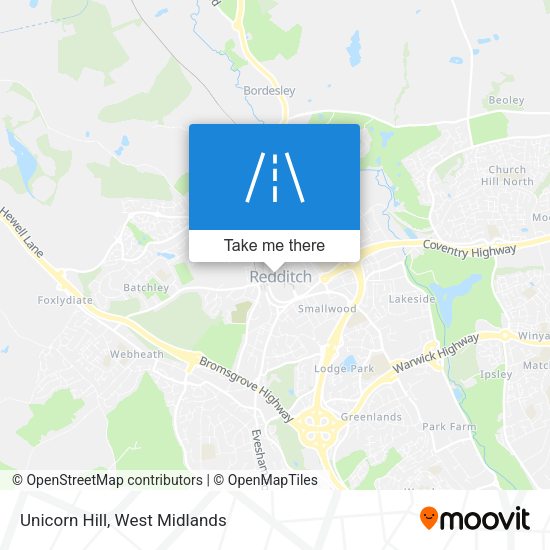 Unicorn Hill map