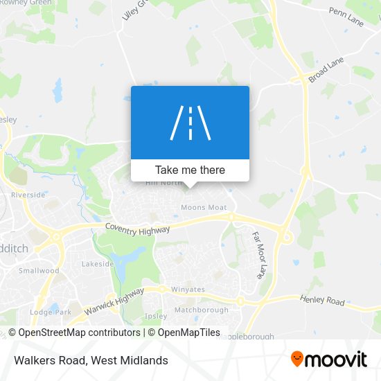 Walkers Road map