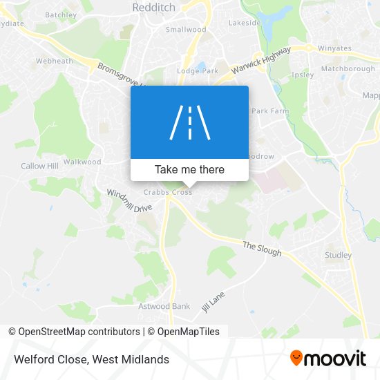 Welford Close map