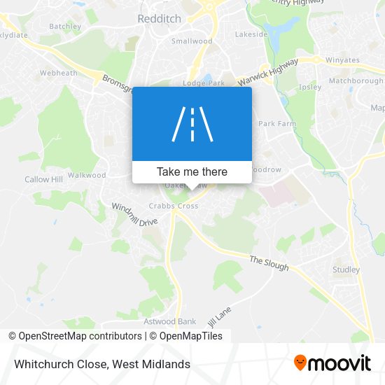 Whitchurch Close map