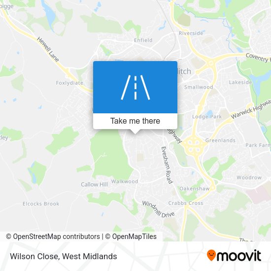 Wilson Close map