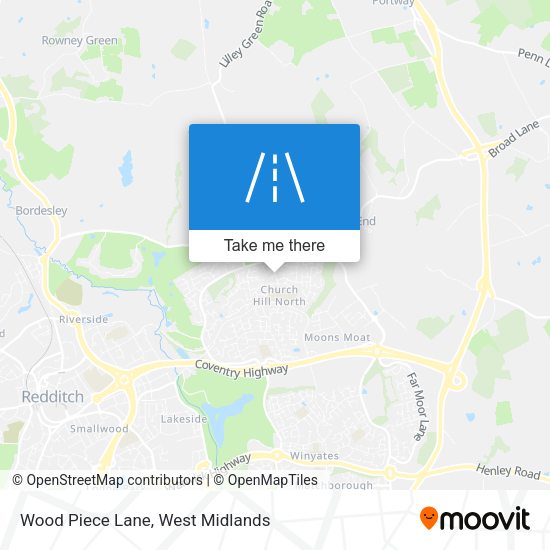 Wood Piece Lane map