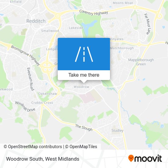 Woodrow South map