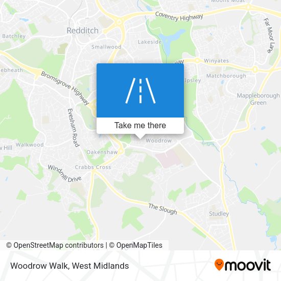 Woodrow Walk map