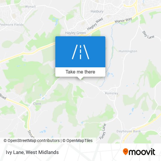 Ivy Lane map
