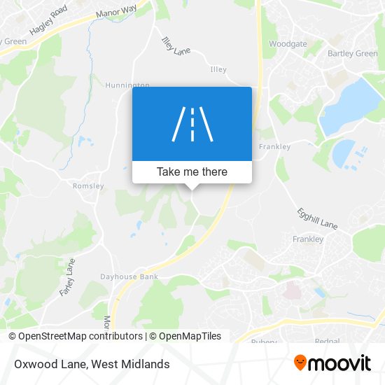 Oxwood Lane map