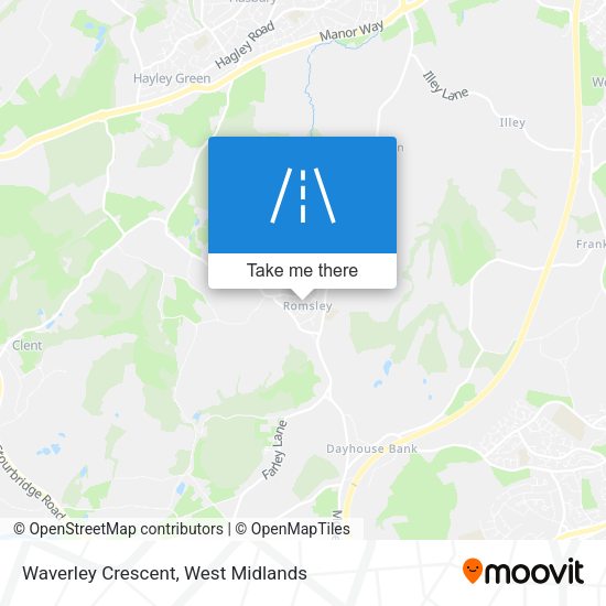 Waverley Crescent map